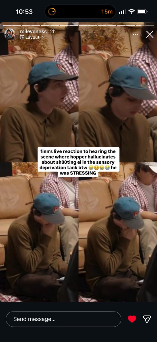 mileven_wheeler's tweet photo. finn is really the biggest el and mileven stan!! 😭 https://t.co/lFLPbAqkTS