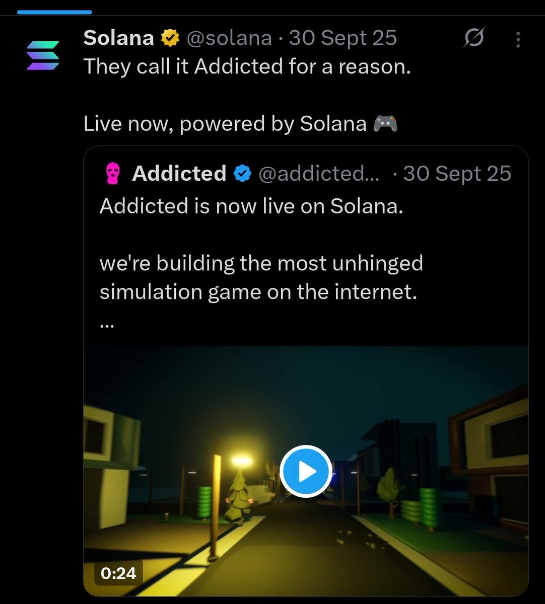 Solana X can do better with how they promote projects on their page. Their  posts significantly influence community decisions. The same Solana account  promoted Addicted a few months ago, where users ended