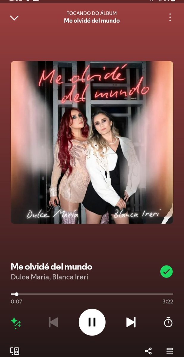 CONNECTIONDM's tweet image. Já ouviram Me Olvidé Del Mundo hoje no #Spotify música linda parceria entre @DulceMaria e sua irmã @BlancaIreriES