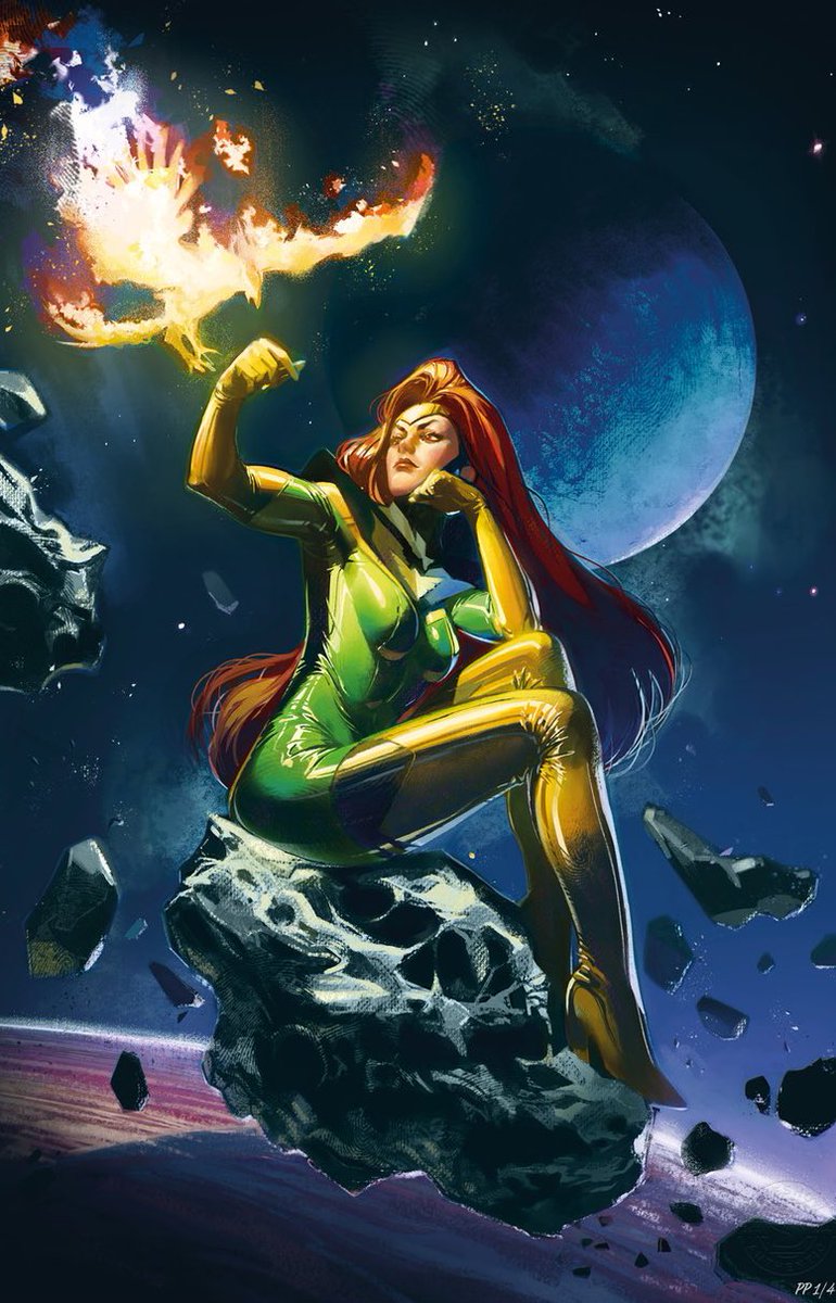 vanarkrid3's tweet image. Jean Grey by Ben Harvey