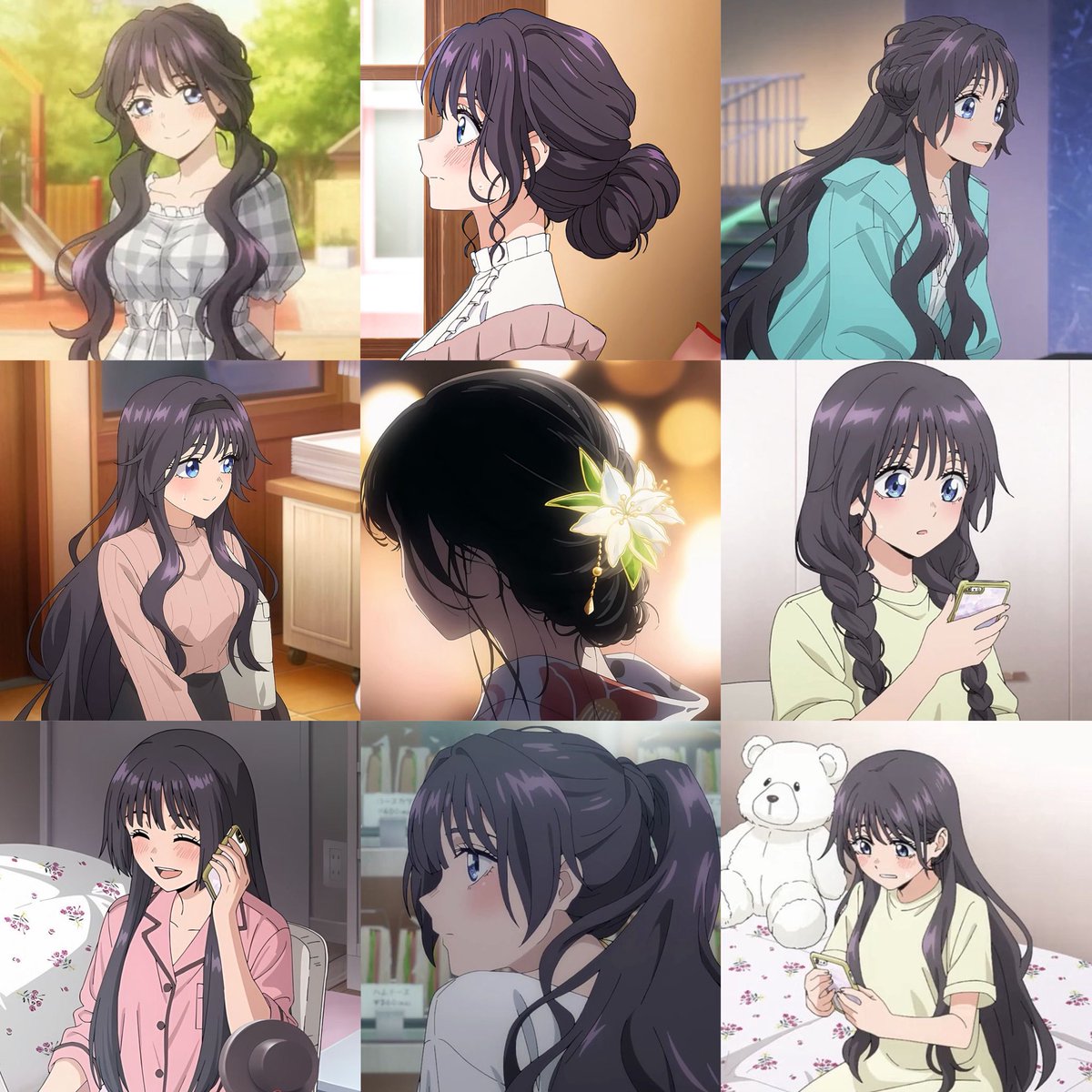 i’m in love with all her hairstyles