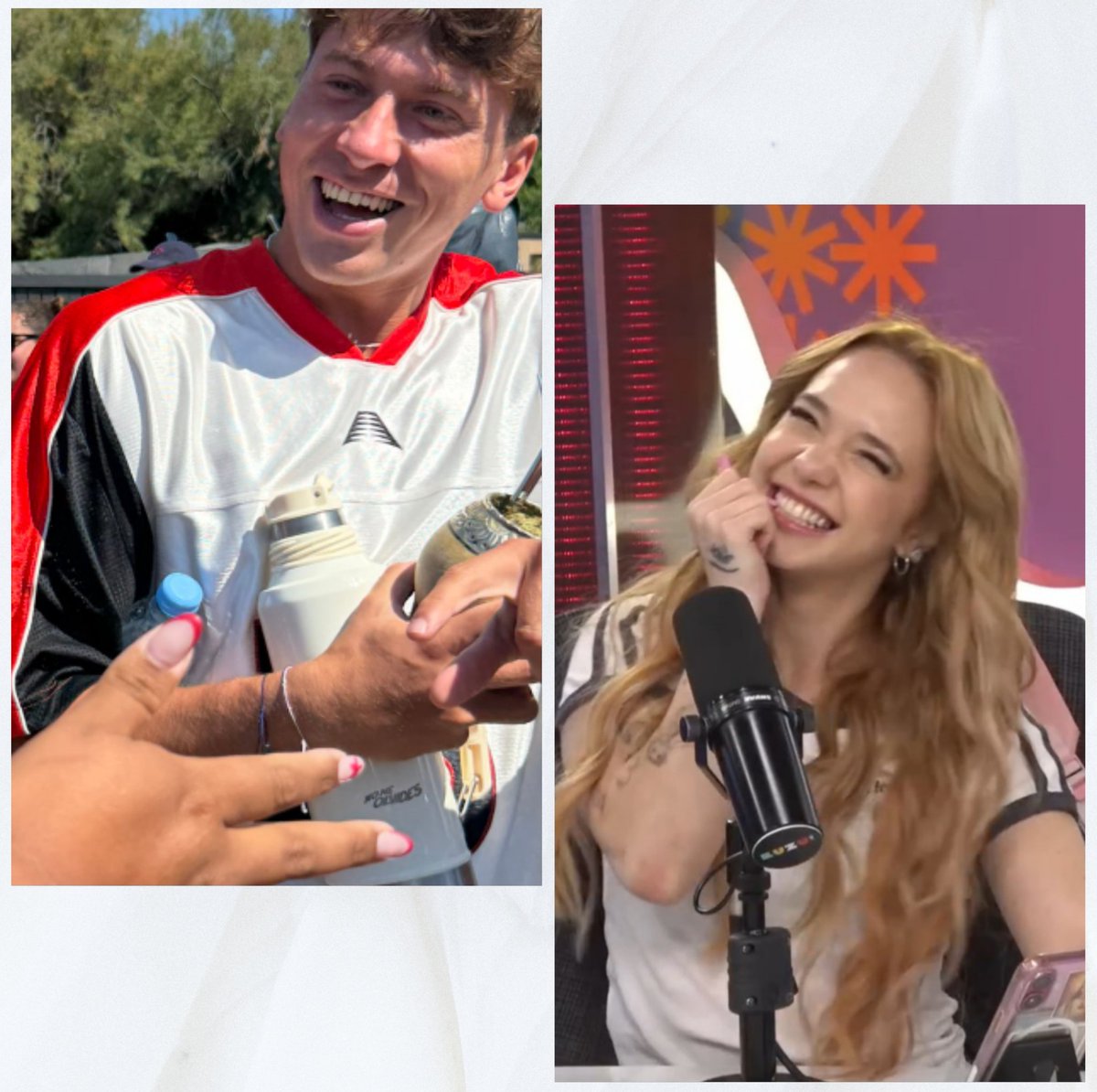 "Ey Mito... tiene el nombre de mi disco en su termo" 

'No Me Olvides' 👀🫠💘 #Margeliters