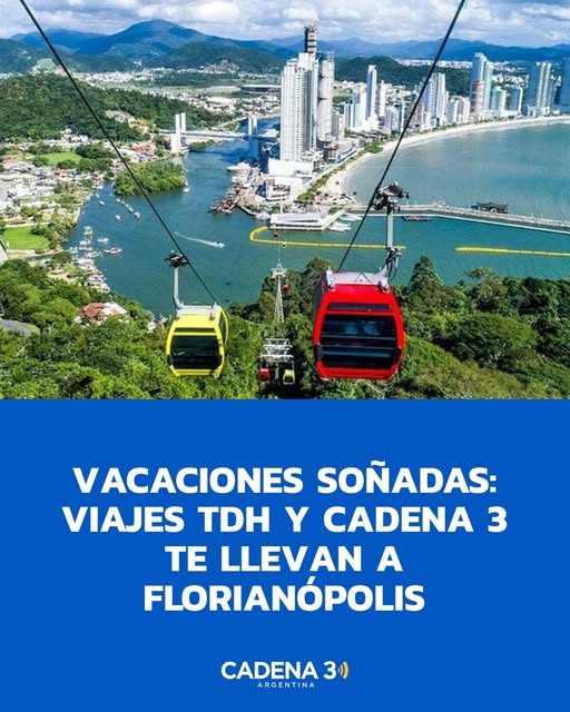 Cadena3Com's tweet image. ¡Escapada a las playas de Florianópolis!
Viajes TDH y Cadena 3 sortea un viaje inolvidable con todo incluido para disfrutar en marzo de 2026 cadena3.com/noticia/viva-l…