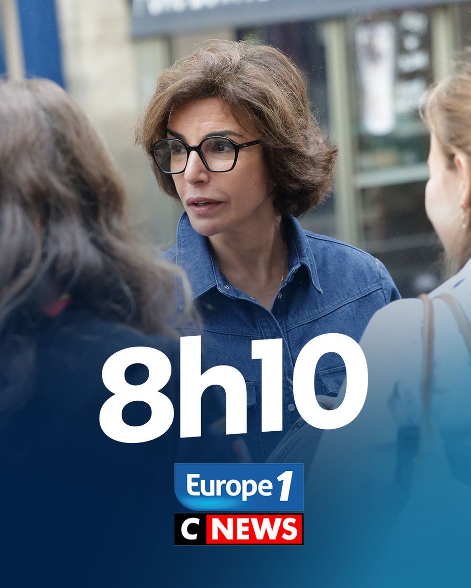 🎙️Retrouvez moi demain matin sur <a href="/Europe1/">Europe 1</a> à 8h10! Je serai interviewée par <a href="/SoMabrouk/">Mabrouk Sonia</a>.