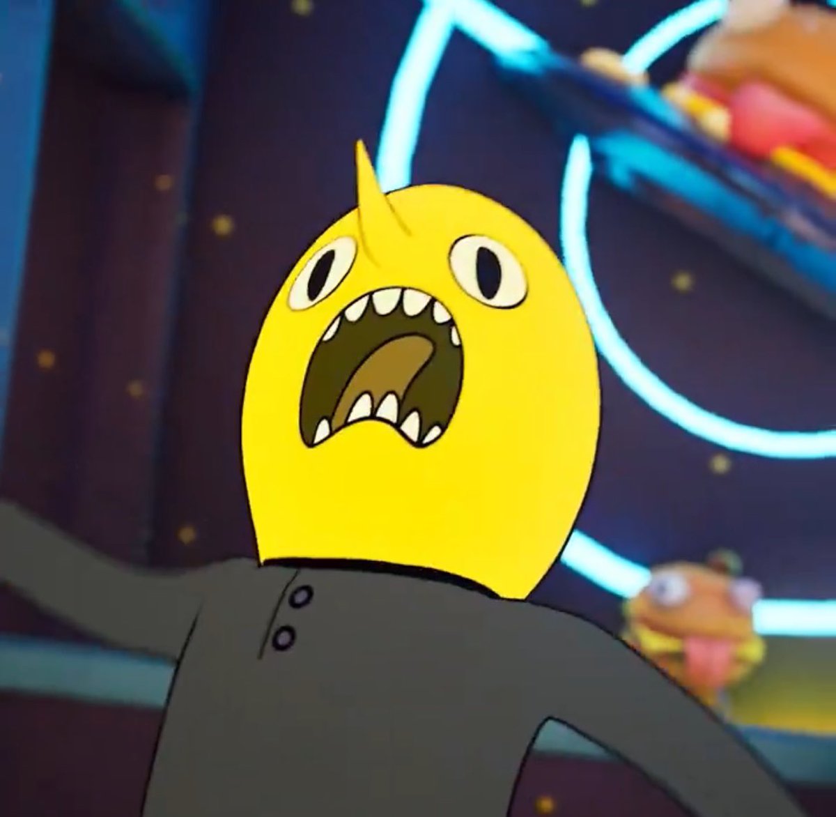 DiscussingFilm's tweet image. First look at The Earl of Lemongrab, Fionna and Cake in Fortnite