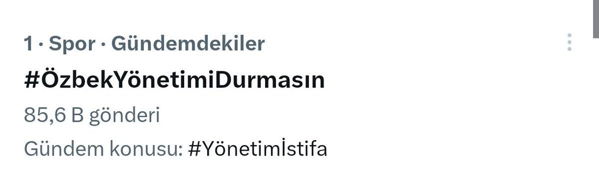 Yorum kısmına #ÖzbekYönetimiDurmasın yazan herkes birbirini takip etsin.