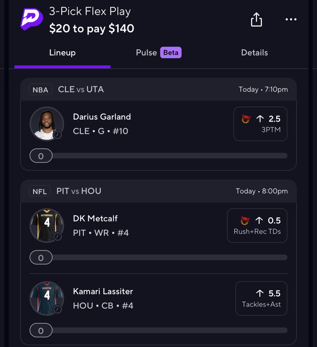 SavDaGoat's tweet photo. Script I Love + Garland ๐ฏ
$20 โก๏ธ $140 flex
upside with a safety net ๐
Garland lets it fly (3๏ธโฃ threes loading)
DK TD
Lassiter stays busy all night with PIT forcing volume.
Cross-sport script, clean angles, no fluff.
Letโs cash ๐ฐ
#PrizePicks #NFLPicks #NBAPicks #FlexPlay https://t.co/GelnTvkTzL