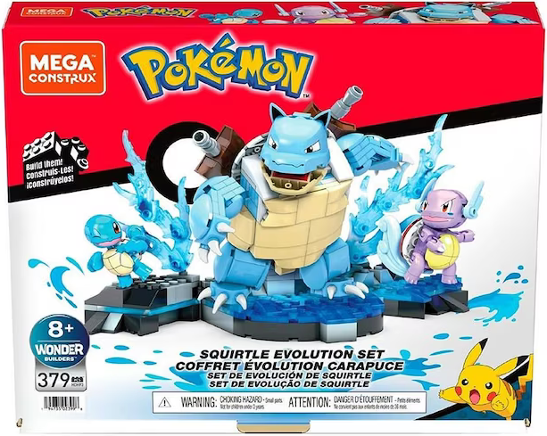 PlasticToa's tweet image. I urge anyone interested in pokemon who hasn't: PLEASE give the mega construx stuff a chance before it disappears. You don't need to pay for something 3-5 times the price just because it's Big Red Square Brand.