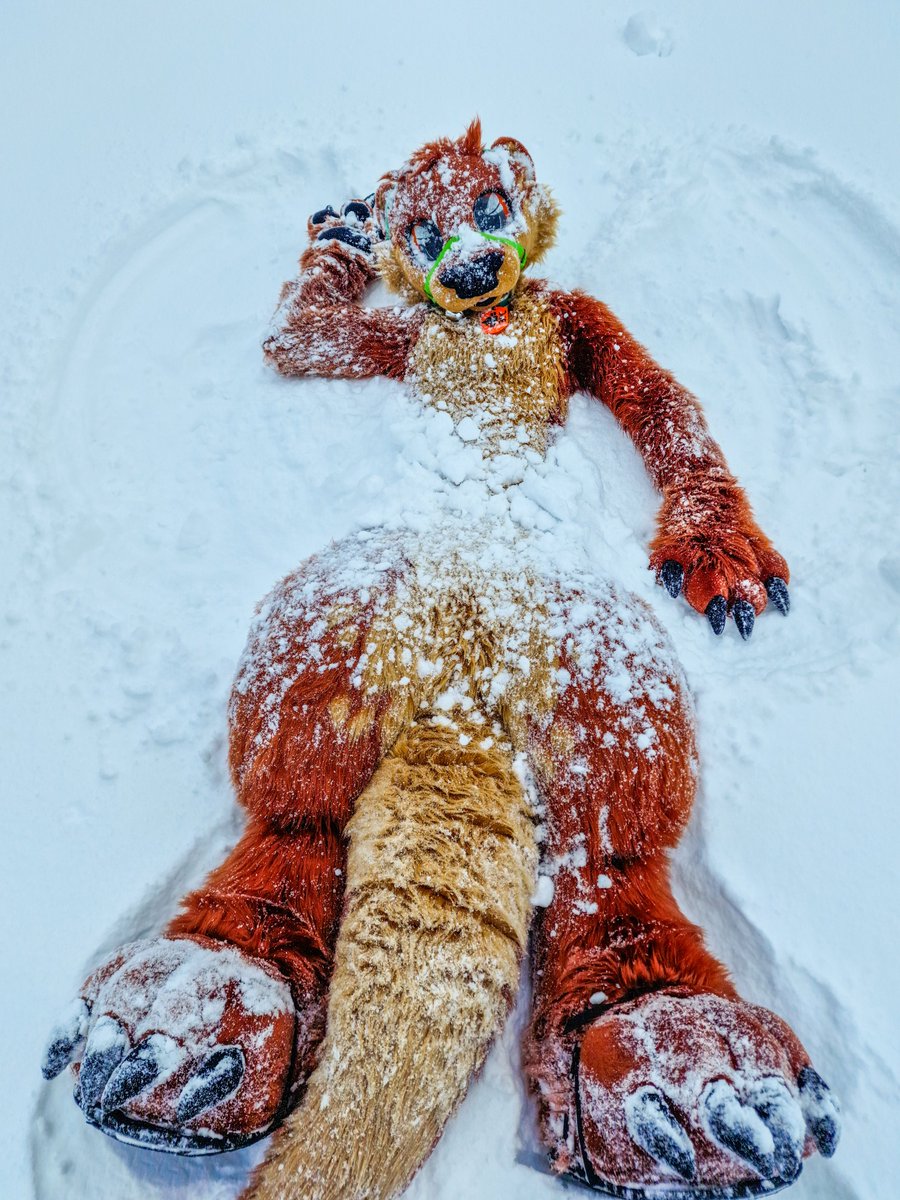 Just having some fun in the snow ❄️🦦