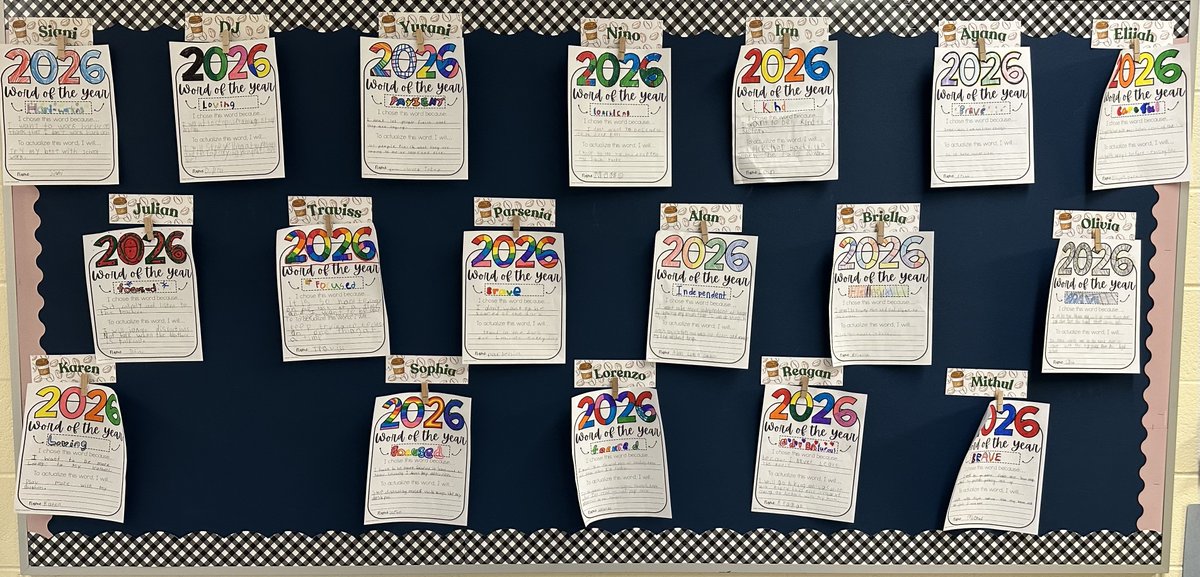 What's your word of the year? Our 3rd Graders are setting their intent for a successful 2026! They created their word of the year bracelets! #BridgeportProud! <a href="/UpperMerionSD/">Upper Merion Area School District</a>