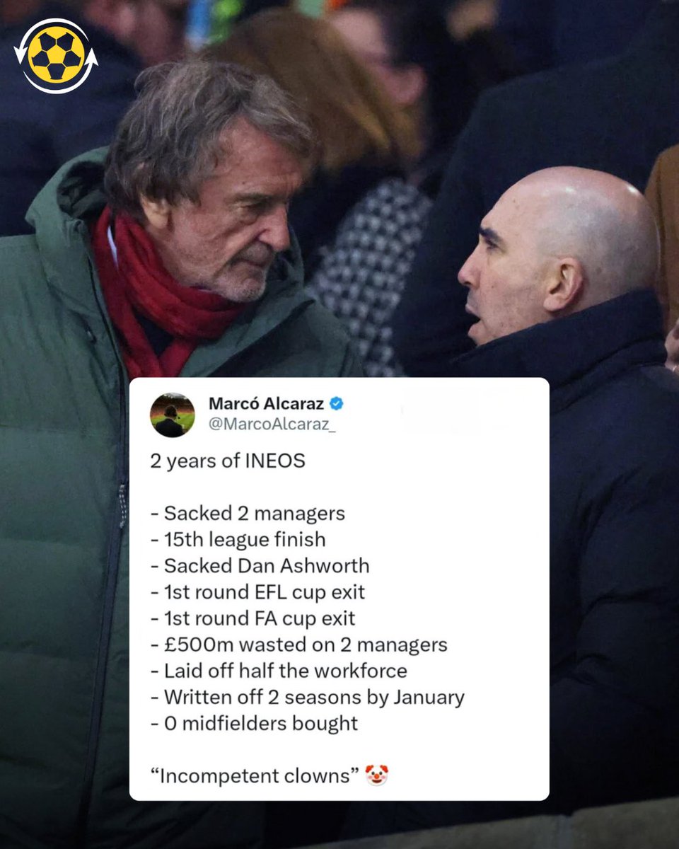 DeadlineDayLive's tweet photo. 🚨 “Incompetent clowns” 🤡🤡 https://t.co/KjRT9JBGmX
