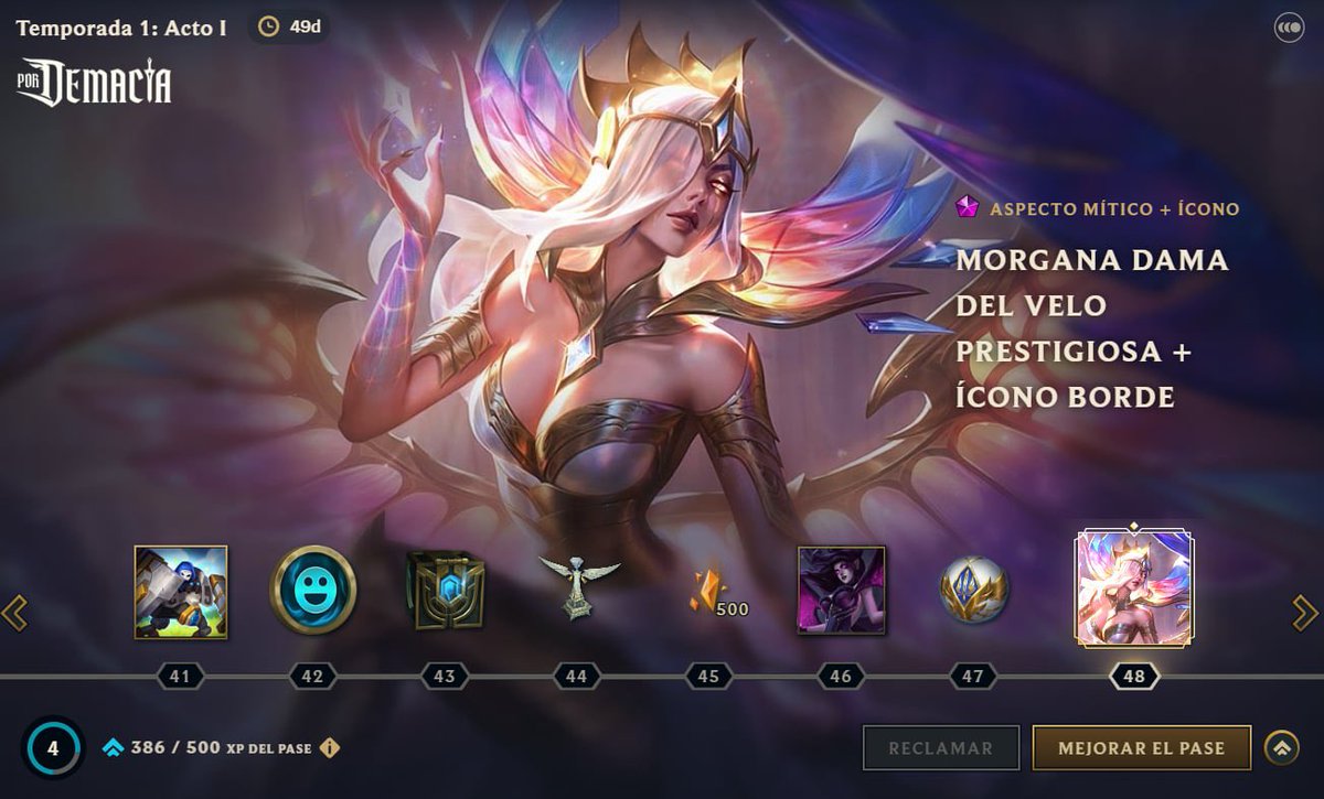 Lilynn02's tweet image. ⚜️SORTEO PASE DE LOL⚜️

Gracias al #LeaguePartner tenemos sorteo de un pase de la Temporada: 1 Acto: 1 Por Demacia.

Solo tienes que:

🗡️Seguirme @Lilynn02 
🗡️Comenta tu región 
🗡️💟 &amp;amp; 🔁

#LPP