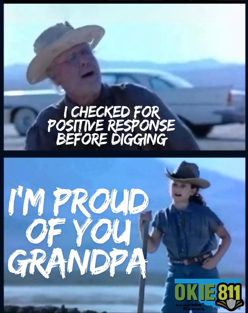 Remember, after making a ticket and before digging, it is mandatory to check for positive response from all utilities in your proposed dig area. You can access your ticket and positive response updates in the OKIE811 portal!

💻OKIE811 Ticket Portal: geoappv3.okie811.org/ui/dashboard