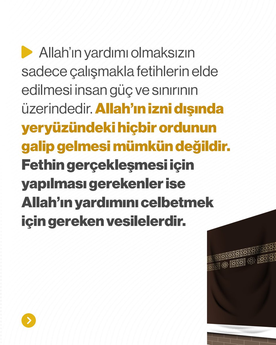 Fetihler Ne Zaman Gerçekleşir?
“Allah’ın yardımı geldiği zaman.”