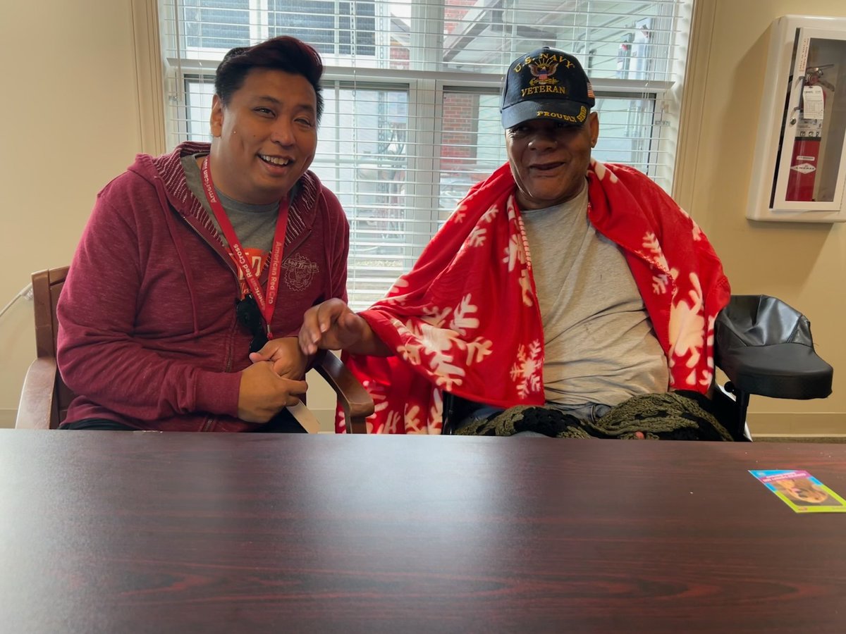 RedCross's tweet image. If you need a little pawsitivity in your day, look no further. 😍

Our @RedCross_NC Service to the Armed Forces team brought just that to a birthday celebration at a local VA hospital. Veterans enjoyed sweet treats, festive decorations, and plenty of therapy dog cuddles.

Visits…