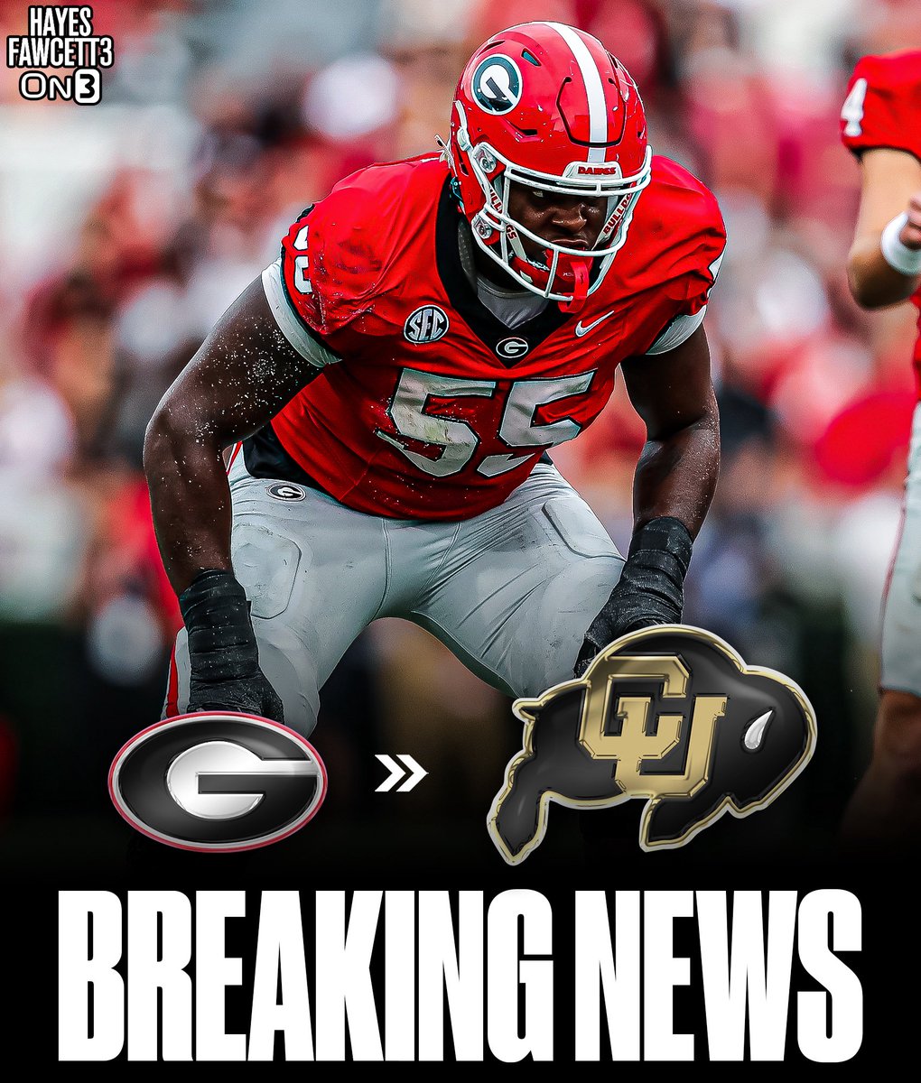 Hayesfawcett3's tweet image. BREAKING: Georgia transfer OL Bo Hughley has Committed to Colorado, his agent tells @On3Sports

The 6’7 305 OL will have 2 years of eligibility left

Repped by @david_benzaken and @IanGrutman 

on3.com/transfer-porta…