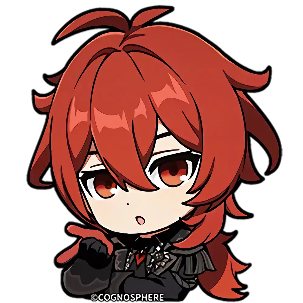 owlvindr's tweet image. srsly fucked up how we only have 2 ingame diluc stickers