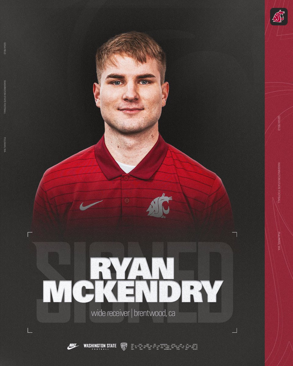 WSUCougarFB's tweet image. welcome to the palouse, @ryan_mckendry 🏠

#GoCougs | #MadeOfCrimson