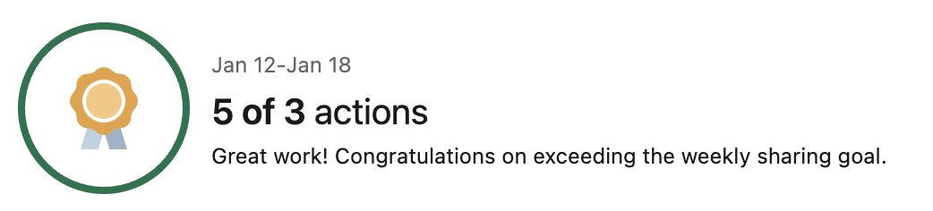 LinkedIn never disappoints