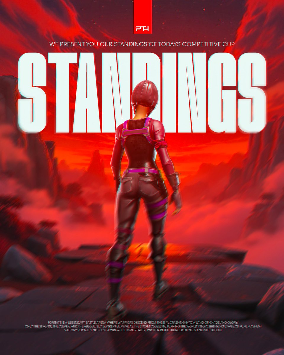 🏅 STANDINGS [Duo VC] 🏅

#283 <a href="/AcEsAfT_FN/">EGY AcEsAfT</a> 
#326 <a href="/JulesAy7/">JulesAy</a> 
#534 <a href="/praxfnr/">prax</a> 
#562 <a href="/zearfnr/">PTH Zear</a> 
#601 <a href="/Scoutzfnbr/">Scoutz</a> 
#632 @Ayoub20102  &amp; <a href="/xenzfnr23/">XENZ</a> 
#776 <a href="/varticsfn/">vartics.</a> 
#922 <a href="/bixxfnbr/">Aventus Bixx</a> 

We wish you good luck in the finals 🍀

#fortnite #competitive #PTHEsports