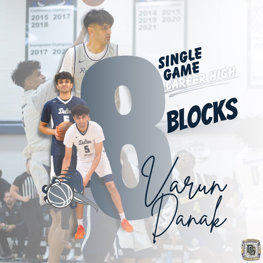 DStateBBall's tweet image. Varun Danak broke the record books by blocking 8 shots in Saturday’s win over Life. He surpassed LaDaris Green who had 7 blocks on January 29th, 2015.

#FAM1LY #BeepBeep