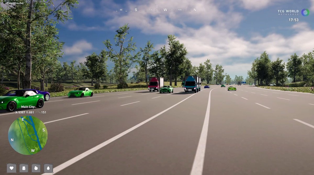 The world never hits pause. 🌅🌙

NPCs run their routes, players cross paths and traffic fills the roads as cities come alive.🚘

From long highways to busy city streets.