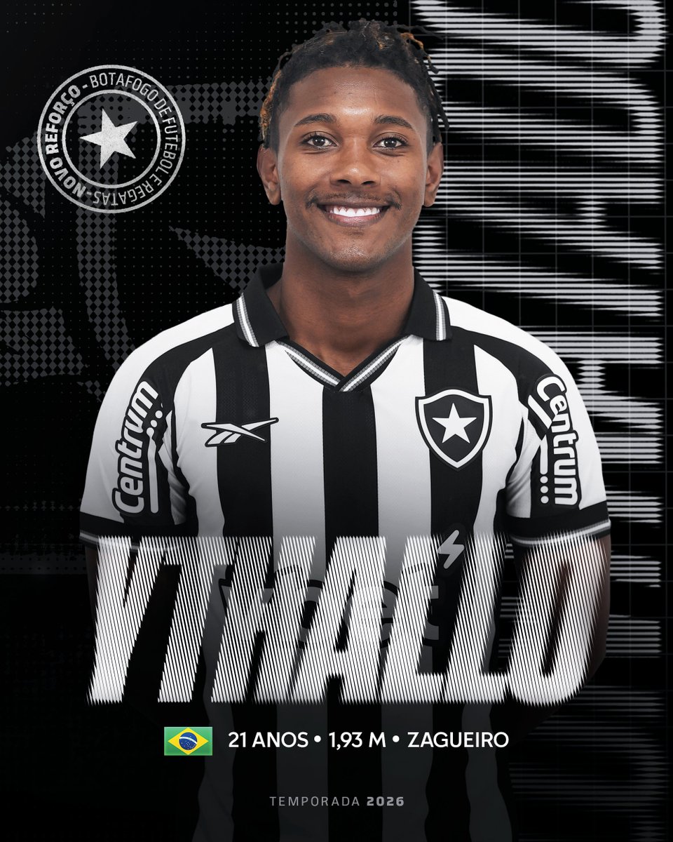 Botafogo's tweet image. YTHALLO É DO BOTAFOGO! 🌟💪🏾

Seja bem-vindo ao Clube Mais Tradicional, meu garoto! 🔥 #VamosBOTAFOGO