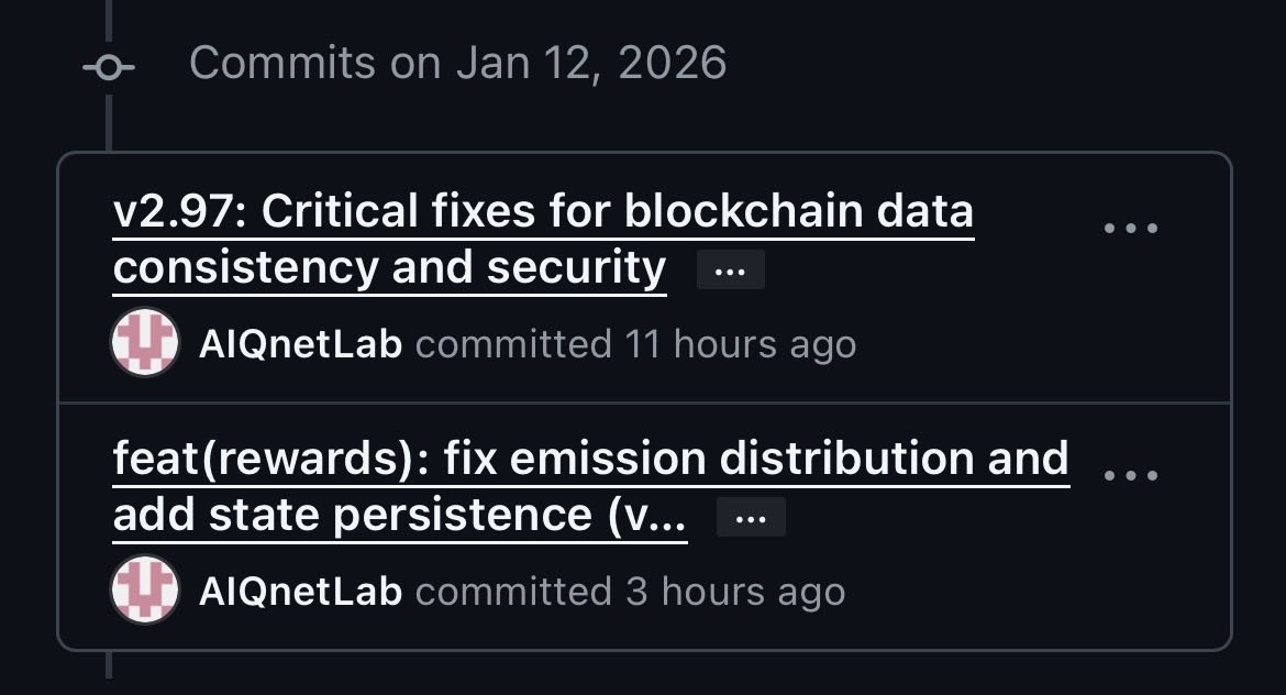 Latest update on git hub 

github.com/AIQnetLab/QNet…

Last sentence:

“Ready for deployment to Genesis nodes.”

The recent updates suggest we are very close.

Join TG for more insights:

t.me/QNET1DEV

<a href="/AIQnetLab/">QNET BLOCKCHAIN</a>
