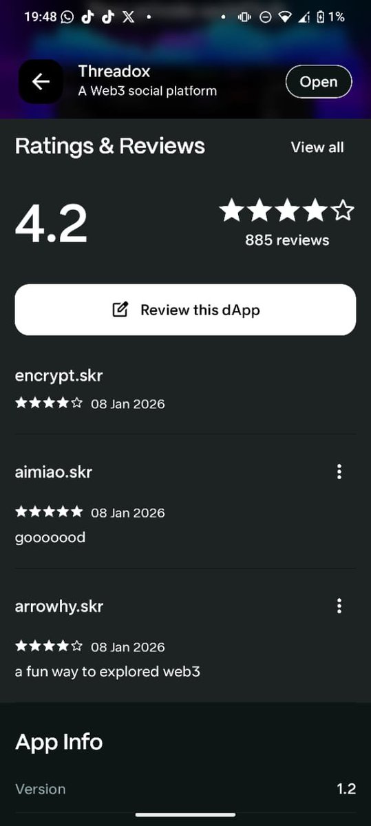 Thread_oX's tweet photo. Here’s what we’re preparing right now 👇

• Promo videos for the app
• Play Store &amp; App Store screenshots
• New app version update on the dApp Store tomorrow
We’re moving step by step — stay tuned for more updates 🚀
#ThreadoX #Web3 #SolanaMobile https://t.co/BxBl7J2Abg