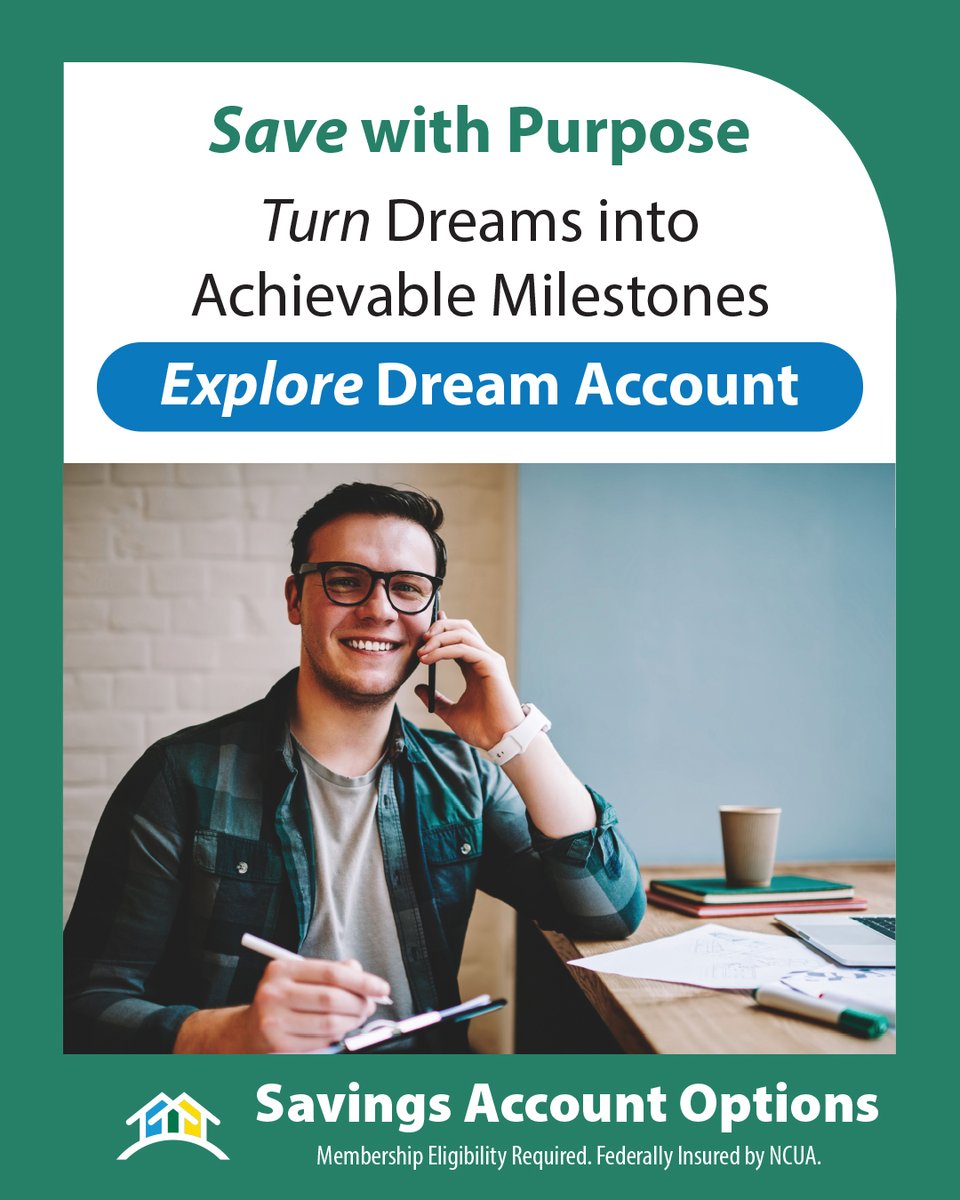 UnitedOneCU's tweet image. Embark on a personalized savings journey with a Dream Account!

This unique club account features customizable maturity dates and available automated savings to help you save for specific milestones.

Discover more &amp;gt;&amp;gt;&amp;gt; UnitedOne.org/savings