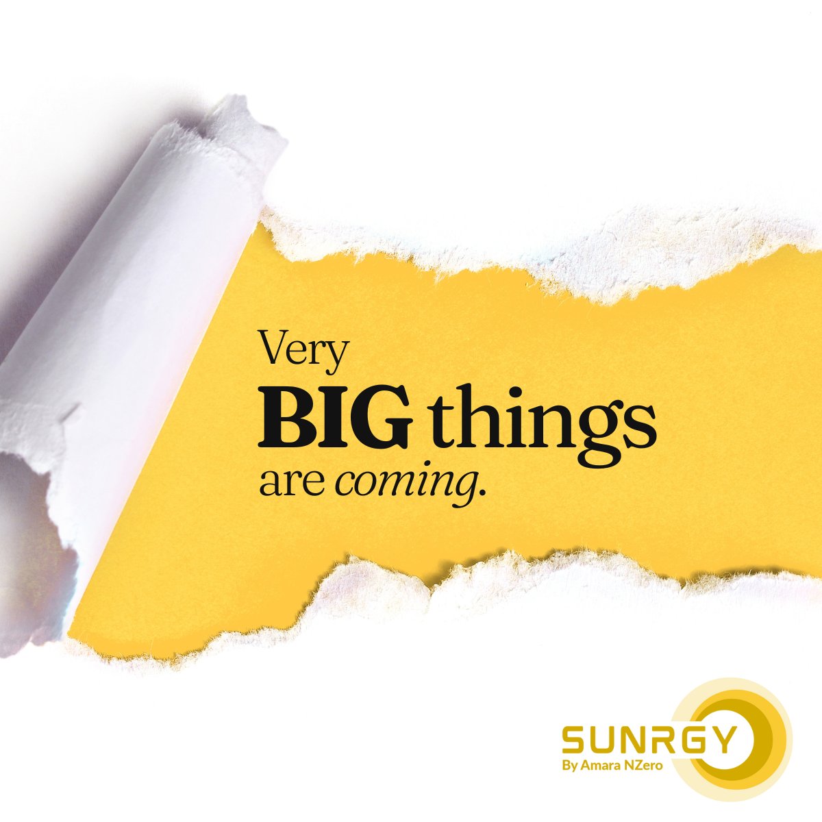 Sunrgy1's tweet photo. ⚡Coming soon.⚡ 

SUNRGY is about to power up in a whole new way. 

#SUNRGY #SolarIndustry #CleanEnergy #RenewableEnergy #SolarDistribution #SolarProfessionals #EnergyInnovation https://t.co/rCr9GpmSnO