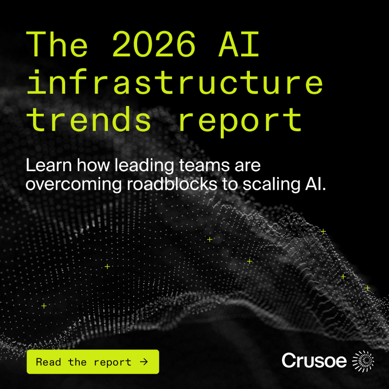CrusoeAI's tweet photo. Here are the top AI infrastructure trends you need to be aware of in 2026.