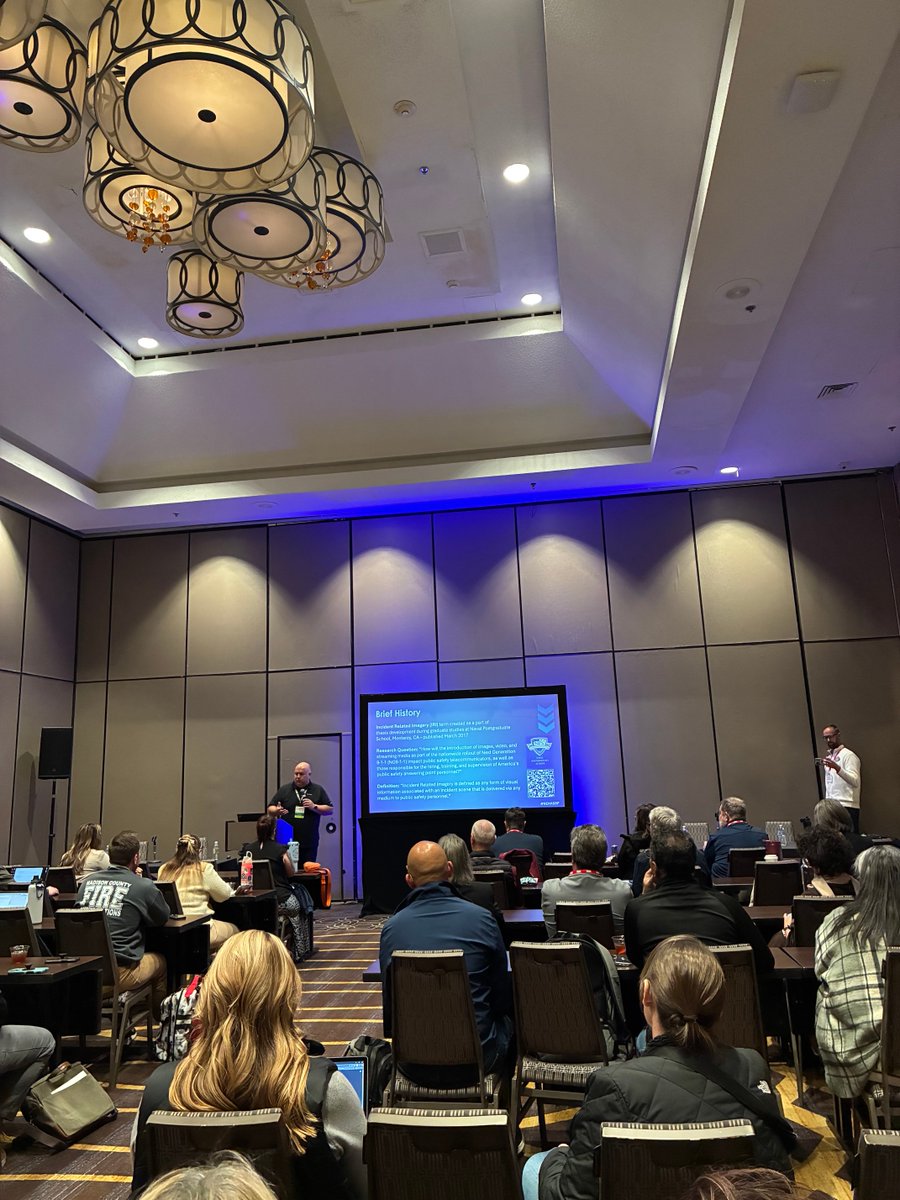 kevinlessard83's tweet photo. Packed session on Incident Related Imagery at ⁦@911NENA911⁩ #SBP2026 in New Orleans with my great friend ⁦@djeremydemar⁩ and Mr. Terry Goswick. https://t.co/J7jTLjoqxA