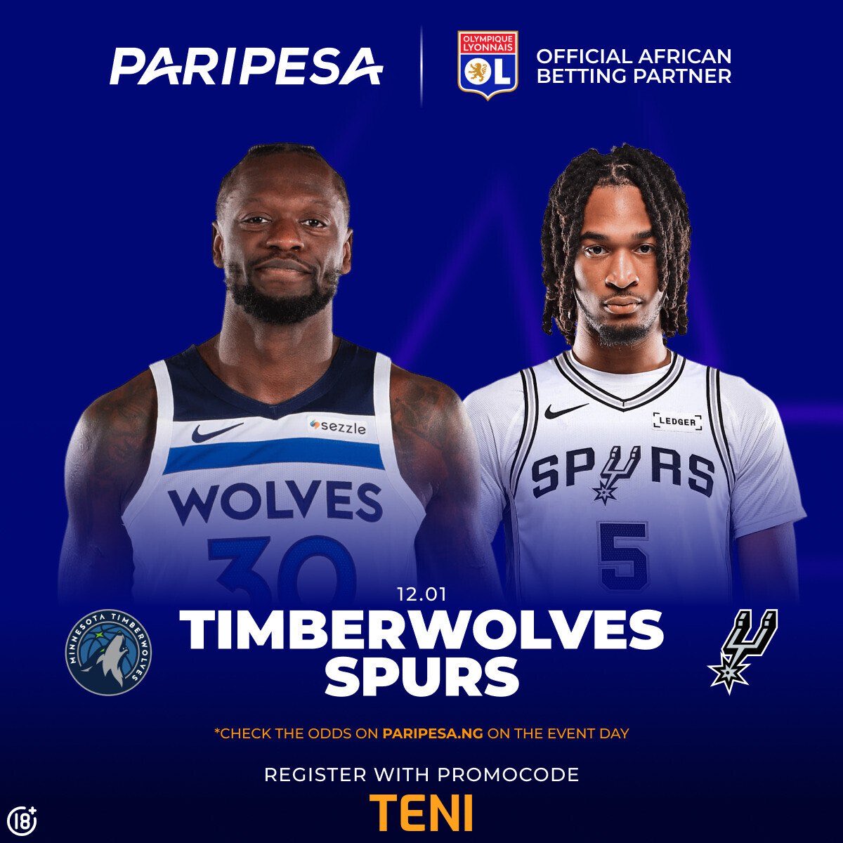 Play with me on Paripesa 

🏀 

Bet code : PUV3B

Leave what you’re doing and play this tips now

Grab the opportunity now when you register with my link n promo code 

Link : paripesa.bet/teni

Promo code : Teni 

Deposits via opay , flutterwave or paystack