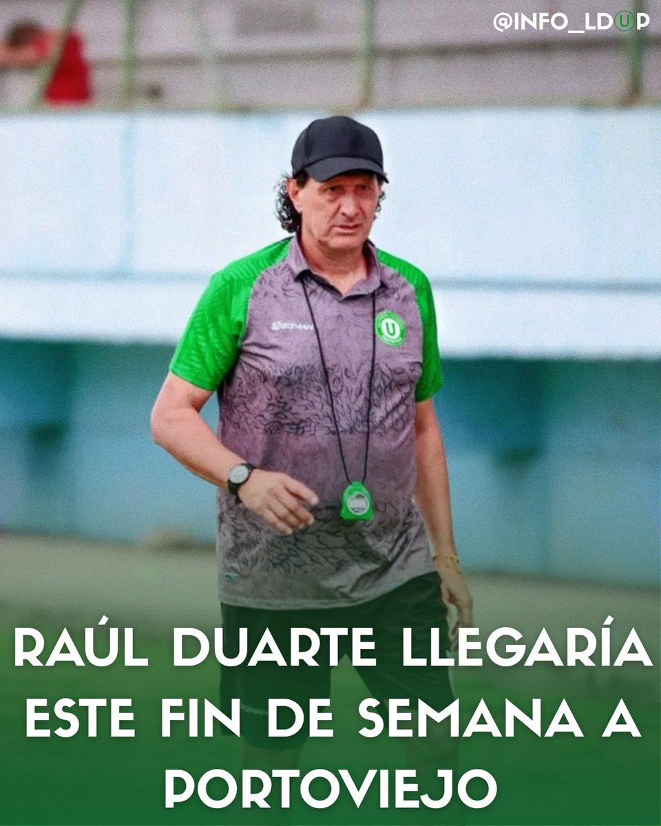 InfoldupCom's tweet image. 🚨Novedades en #LDUP 🟢⚪

Duarte estaría en Portoviejo este fin de semana. Además, la Ⓤ ya tendría 8 de los 11 jugadores pasados que permite el reglamento de #LigaProSerieB