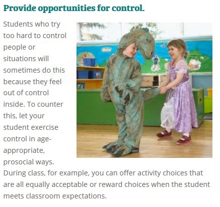 BrookesPubCo's tweet photo. Providing choices &amp; opportunities for control can encourage positive student behavior. (More tips here: https://t.co/iBc83CDClw) #PBIS #PositiveBehaviorSupport #TeacherTips https://t.co/PsqDTNp7Yf