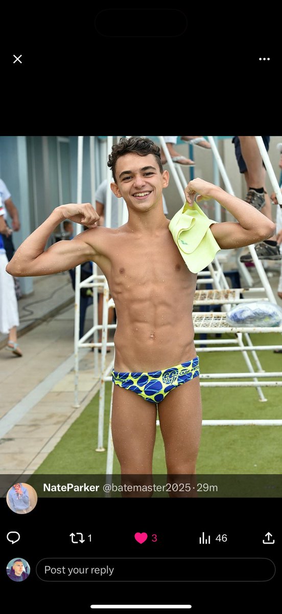 Boyshavingfunn's tweet photo. Boys in Speedos are my weakness 

#Twink #Speedoboy #Speedos #Gay #Hungtwink #Hung https://t.co/eUe7parfco