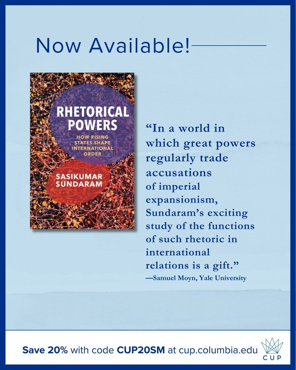 Columbia University Press tweet media