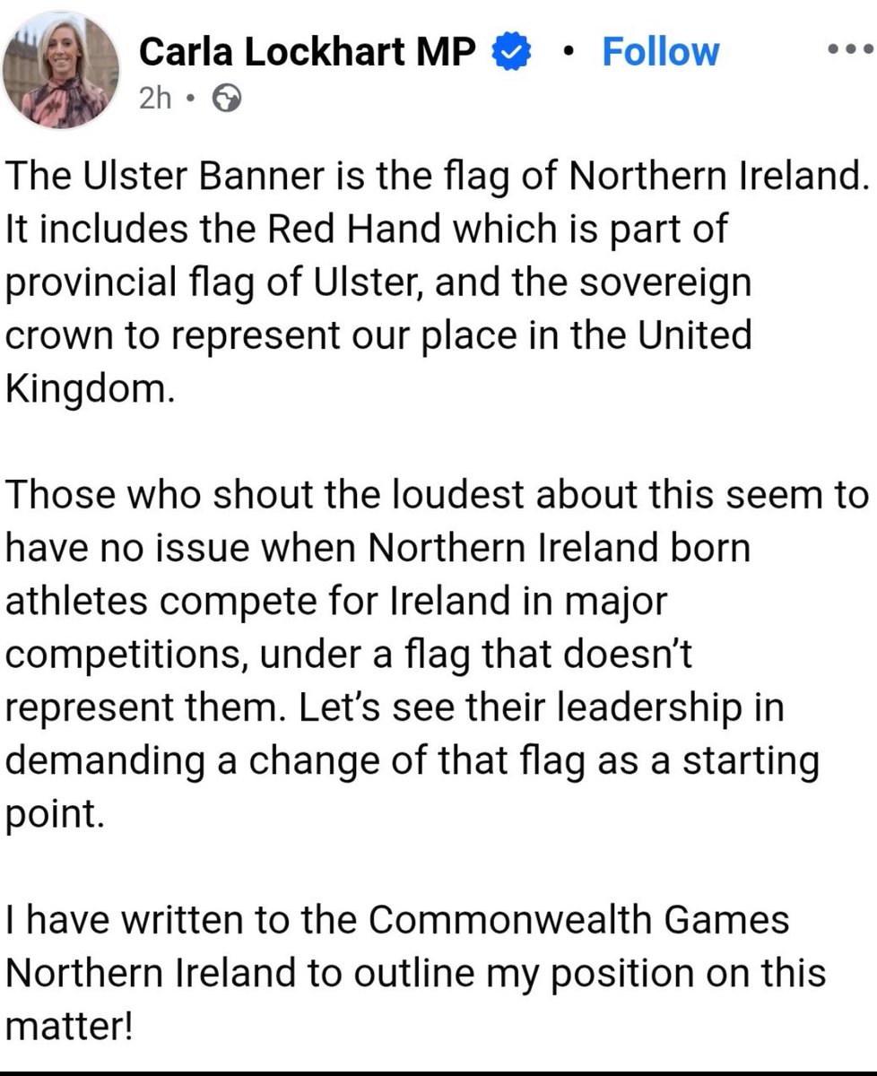 paulmurphy68's tweet image. The Irish flag represents all the Irish people.
The Ulster banner represents the defunct orang state, a gerrymandered bastardised part of the ancient Irish province of Ulster, which was maintained by violent sectarianism.

Next..