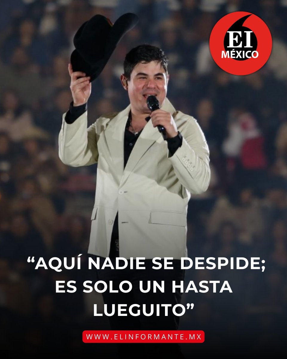 ElInformanteMX's tweet photo. 🎤✨ ALFREDO OLIVAS CIERRA ETAPA EN EL PALENQUE DE ARANDAS 💛

📌 #AlfredoOlivas cerró su etapa en el #PalenqueArandas y anunció una pausa de varios meses para dedicar tiempo a su familia y descansar. Planea volver a los escenarios a mediados de 2026.

📷 IG alfredoolivasofficial https://t.co/RYKAbbRtPj