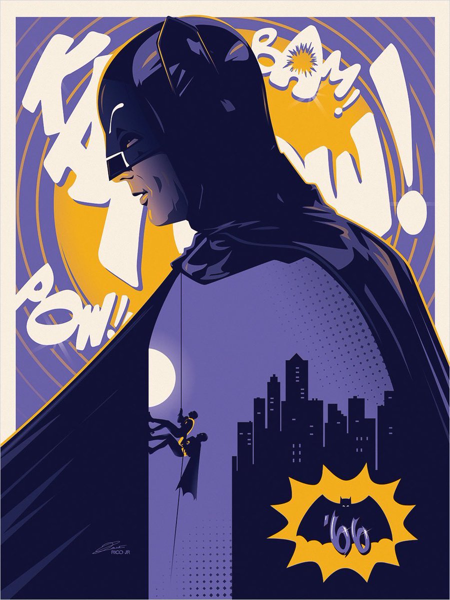 Celebrating 60 years of 1966 Batman 
Artwork by <a href="/RicoJrCrea/">Rico Jr - Illustrator/Designer</a>