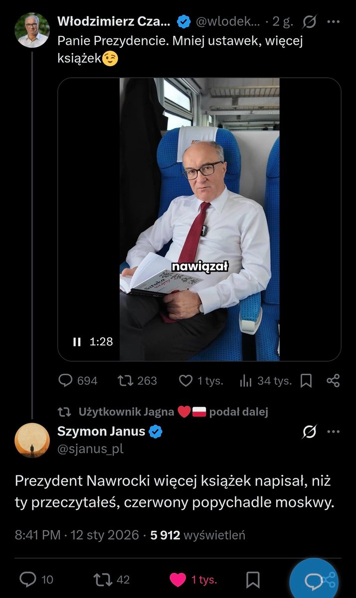 Zróbmy ratio Panu Szymonowi za tego plaskacza w gębę komucha Czarzastego.👌😎😍