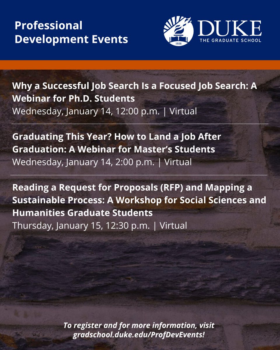 Duke Graduate School tweet media