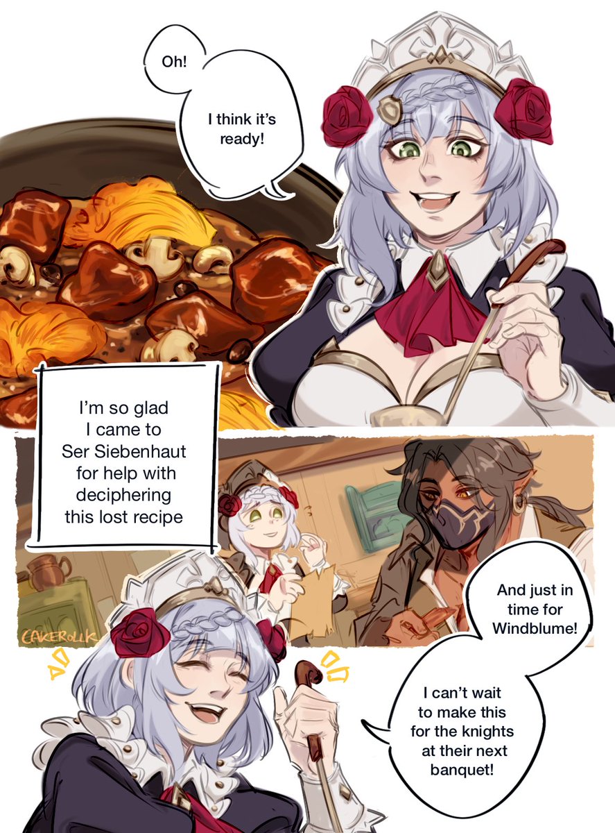 They’re living an idyllic life amongst the horrors #GenshinOC