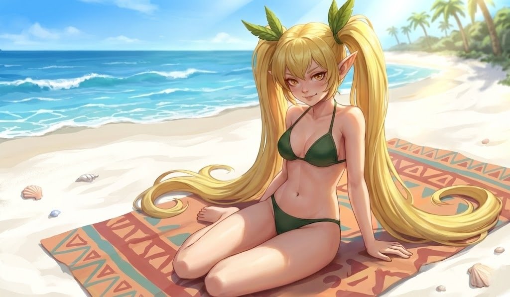 It's beach day in Eden. Who are you going with?

#monstergirls #fantasy #ecchi #animegirl #anime