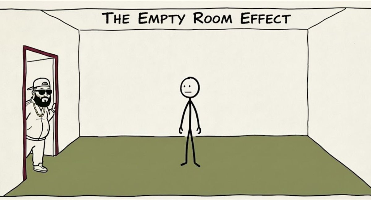TheSimba's tweet image. If your product works, why does the room still feel empty?

Because trust doesn’t start with explanations

People don’t trust things because they were convinced
They trust things because someone else already stood there

This is the "EMPTY ROOM EFFECT"

In behavioral science,…