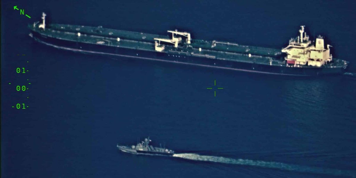 sentdefender's tweet photo. According to TankerTrackers, Iran has reportedly released the Marshall Islands-flagged Greek-owned oil tanker, St. Nikolas, which forces under the Iranian Navy and Islamic Revolutionary Guard Corps (IRGC) seized in January 2024 under a “court order,” while the ship was carrying oil from Iraq to Turkey through the Gulf of Oman.