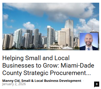 mdcspd's tweet image. The Strategic Procurement Department was recently featured in Community Newspapers for our efforts to promote the RISE Loan Fund Program. Read the full article here: communitynewspapers.com/biscayne-bay/r…
#miamidade #OurCounty #smallbusiness #procurement