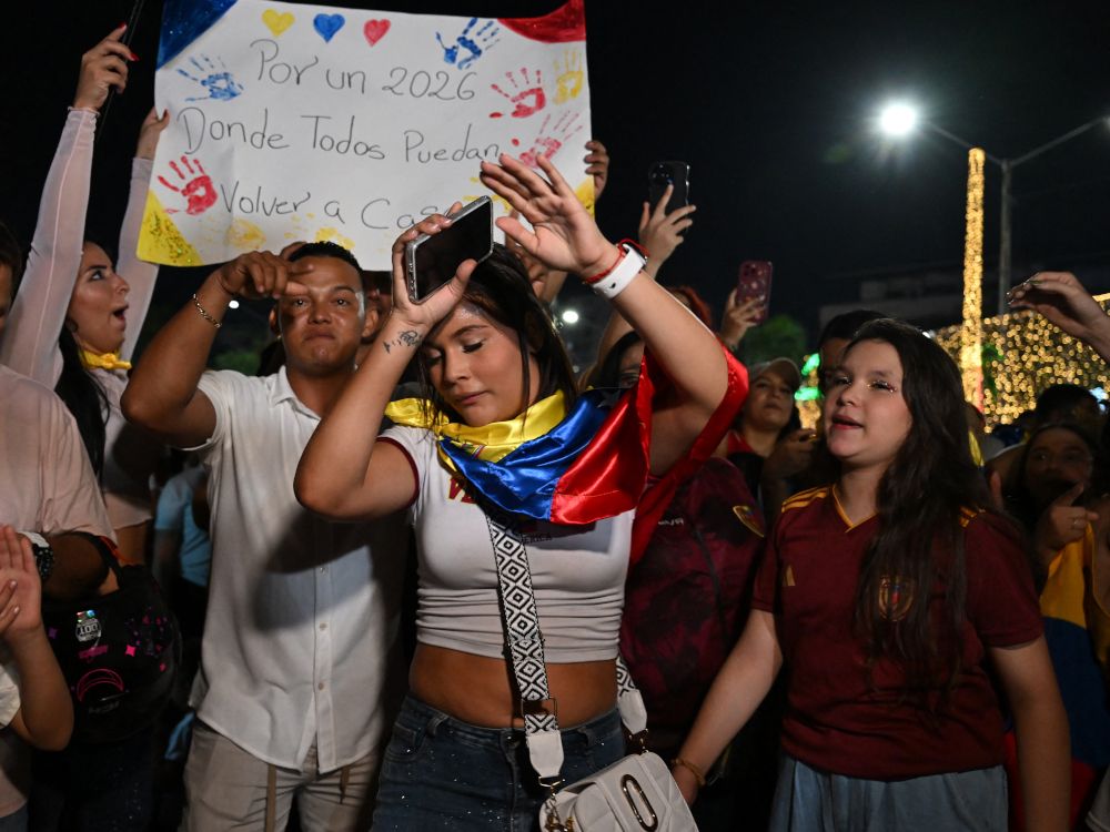 nationalpost's tweet photo. What Venezuelans say about Trump’s incursion isn’t what we’ve been told: Full Comment podcast

'Emilio Figueredo and Freddy Guevara discuss how the U.S. capture of Nicolás Maduro is being viewed in Venezuela'

https://t.co/a7APmwaKBa https://t.co/ffgobsiHwz