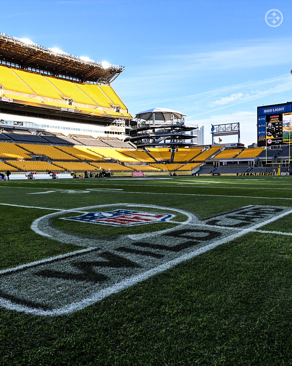 steelers's tweet image. The stage is set 📍